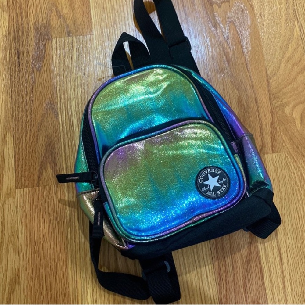 NWT Converse rainbow small/mini backpack - Picture 3 of 6